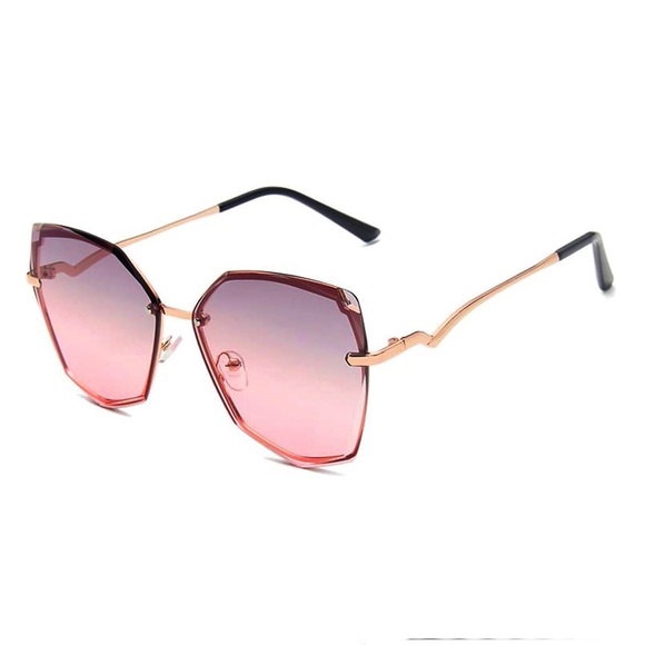 Accessories - Grey/Pink Gradient Sunglasses